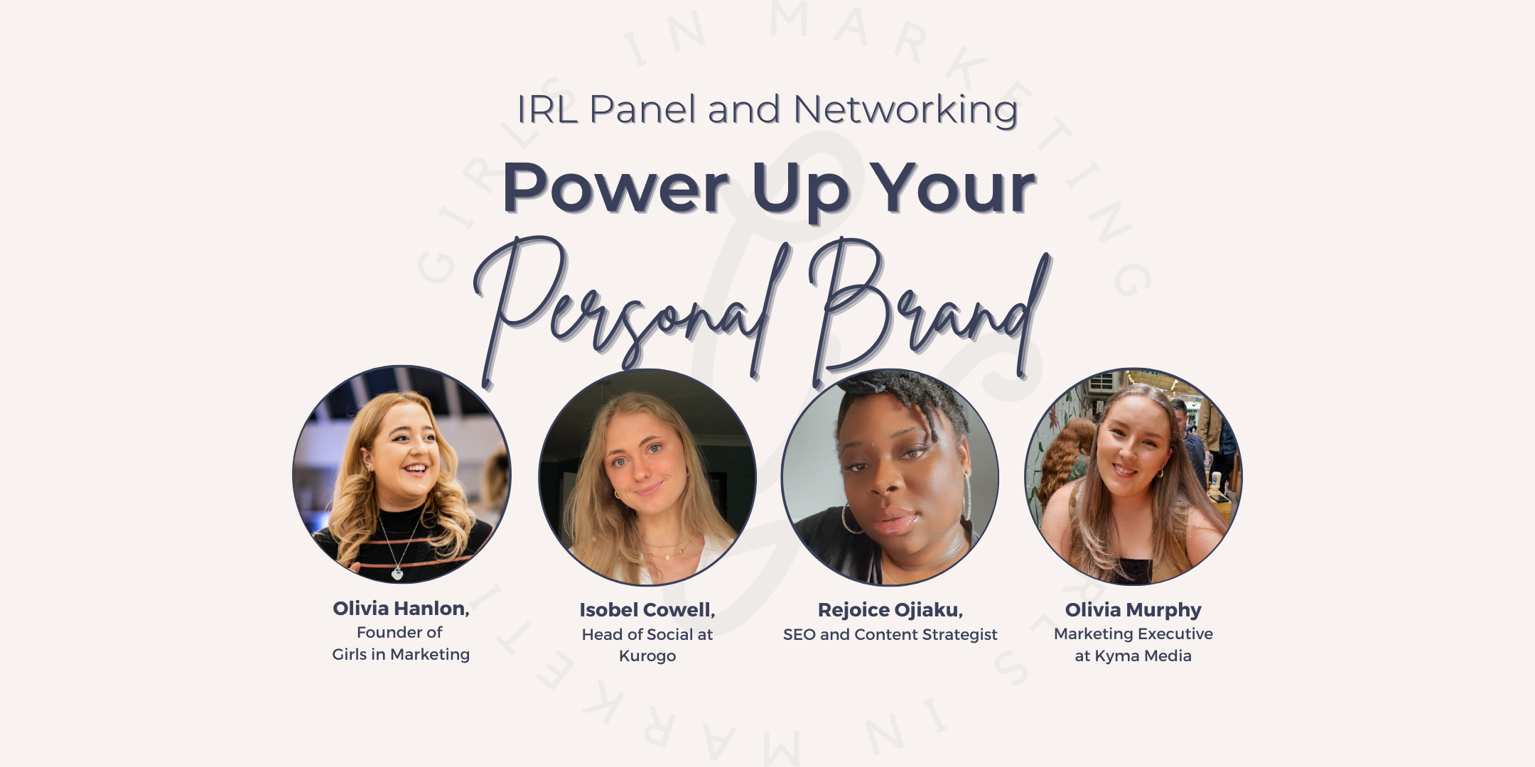 Power Up Your Personal Brand: IRL Panel + Networking