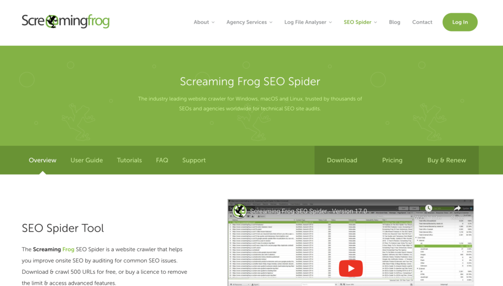Screaming Frog