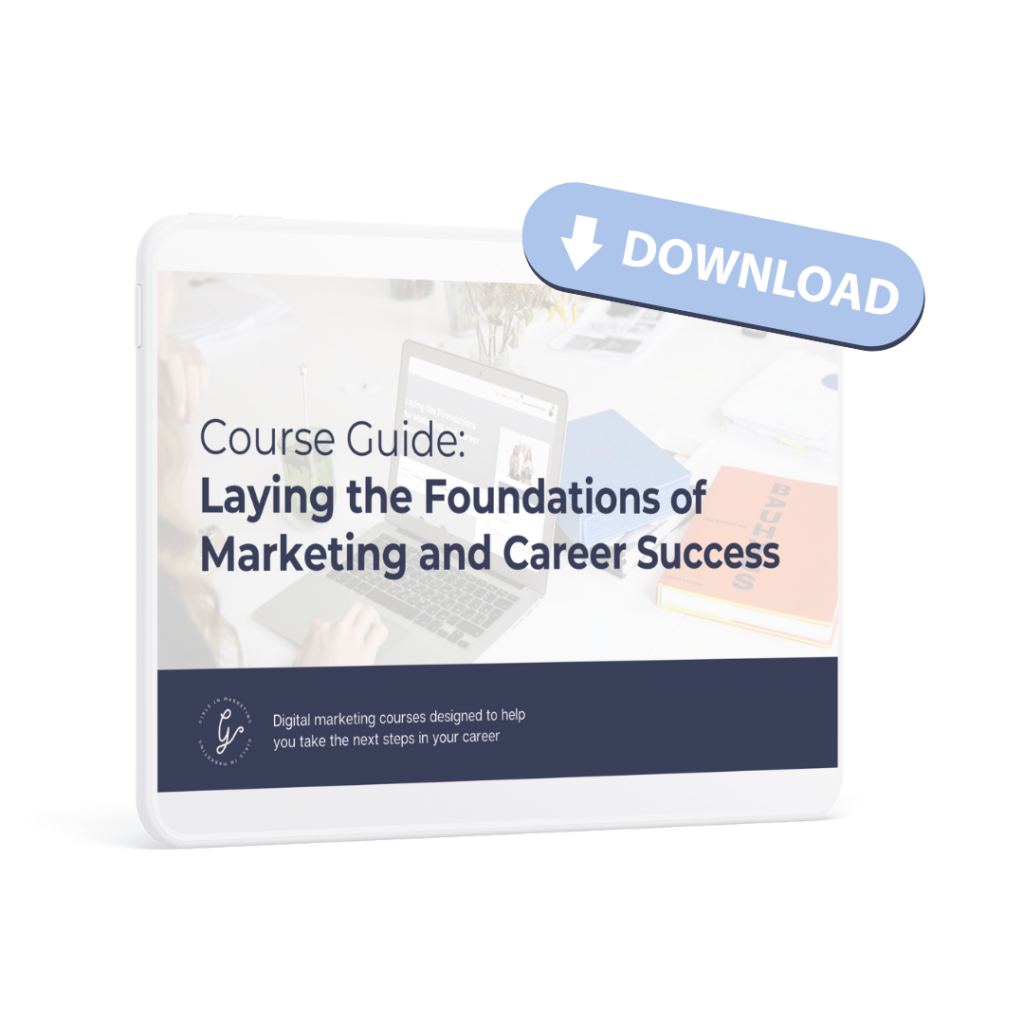 Laying the Foundations for Marketing and Career Success Brochure